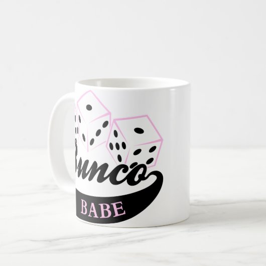 Bunco Dice Game Kaffeetasse (Vorderseite Links)