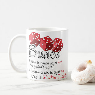 Bunco Dice Game Kaffeetasse