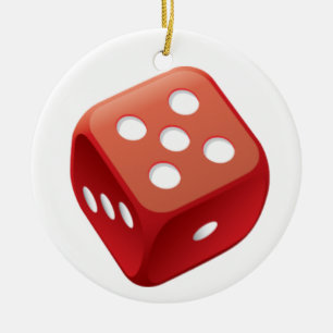Bunco Dice Game Keramik Ornament