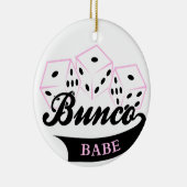Bunco Dice Game Keramik Ornament (Rechts)