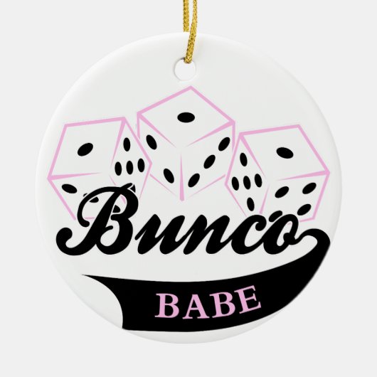 Bunco Dice Game Keramik Ornament (Vorne)