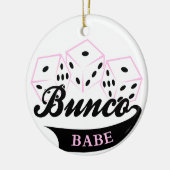 Bunco Dice Game Keramik Ornament (Links)