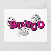 Bunco Dice Game Postkarte (Vorderseite)