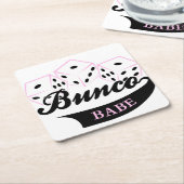 Bunco Dice Game Rechteckiger Pappuntersetzer (angewinkelt)