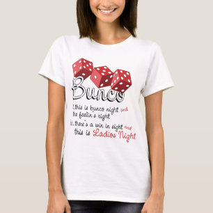 Bunco Dice Game T-Shirt