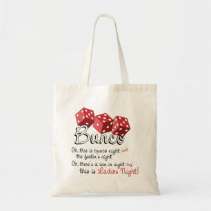 Bunco Dice Game Tragetasche