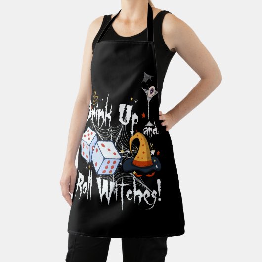 Bunco Dice Halloween Trinken und Roll Hexen Gam Schürze (InSitu)