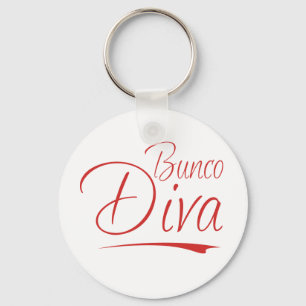 Bunco diva schlüsselanhänger