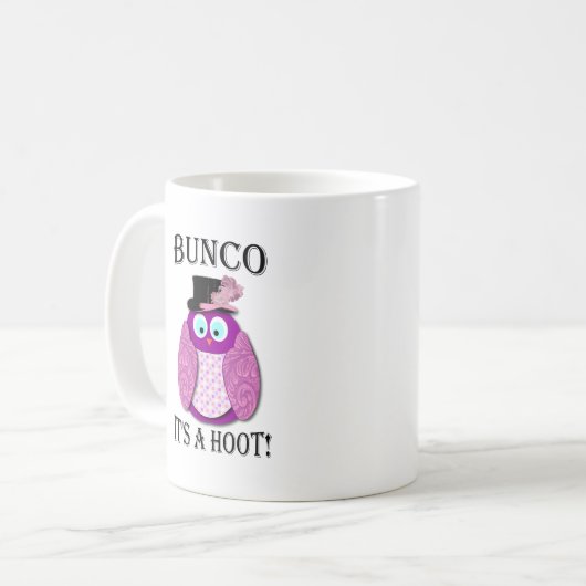 Bunco - es ist ein Schrei " Kaffeetasse (Vorderseite Links)