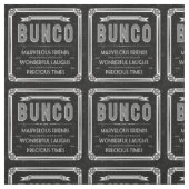 Bunco Fabric - Vintage Typografie Stoff (Muster)