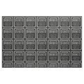 Bunco Fabric - Vintage Typografie Stoff (Fat Quarter (45,7 x 55,9 cm))