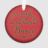 Bunco Freundschaft Ornament (Vorderseite)