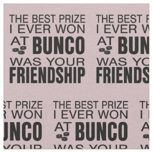 Bunco Freundschaft Würfel Rosa Neuheit Stoff