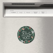 Bunco Frohe Weihnachtsfeiertag Wreath Dice Magnet (In Situ (Geschirrspüler))