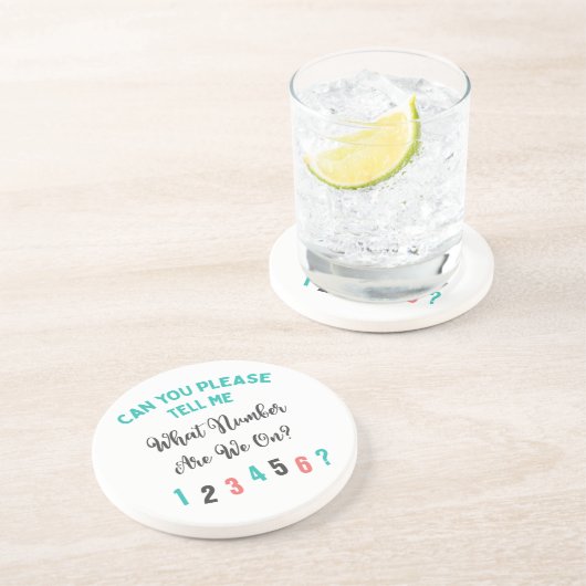 Bunco Funny Quote Typografie Welche Zahl Getränkeuntersetzer (Seite)