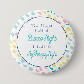 Bunco Funny Therapy Night Friends Button (Vorderseite)