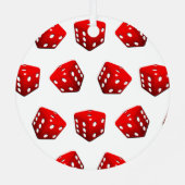 Bunco Game Collectible Ornament Aus Metall (Rückseite)