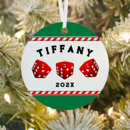 Bunco Game Collectible Ornament Aus Metall