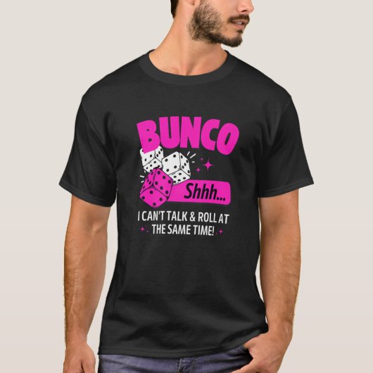 Bunco Game Dice Bunco Group Bunco Babes T-Shirt (Vorderseite)