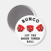 Bunco Game Magnet (Vorderseite/Rückseite)