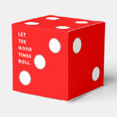 Bunco Game Night Geschenkschachtel (Rückseite)