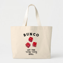 Bunco Game Night Toto Bag Jumbo Stoffbeutel
