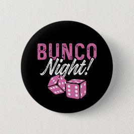 Bunco-Gastgeschenke Bunco Night Pink Dice Taste Button