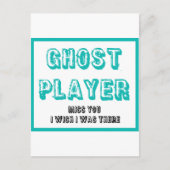Bunco-Ghost-Spieler Postkarte (Vorderseite)