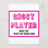 Bunco-Ghost-Spieler Postkarte (Vorderseite)