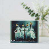 Bunco Ghouls einfach Gewollt, Spaß zu haben einlad Einladungspostkarte (Stehend Vorderseite)