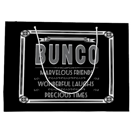 Bunco Gift Bag Große Geschenktüte (Rückseite)