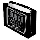 Bunco Gift Bag Große Geschenktüte (Rückseite Schrägansicht)