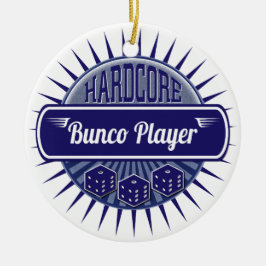 Bunco Girls Night Out Lucky Dice Keramikornament