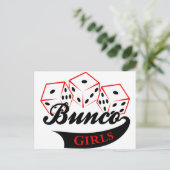 Bunco Girls Postkarte (Stehend Vorderseite)