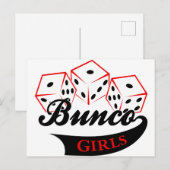 Bunco Girls Postkarte (Vorne/Hinten)