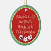 bunco Glockenverzierung Keramikornament (Rechts)