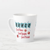Bunco Good Times Freundschaft Würfel Retro Milchtasse (Linke Ecke)
