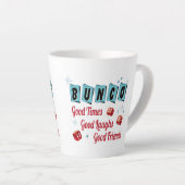 Bunco Good Times Freundschaft Würfel Retro Milchtasse (Rechte Ecke)
