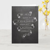 Bunco große Freunde Karte (Gelbe Blume)