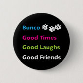 bunco gute Freunde #2 Button (Vorderseite)