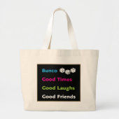 bunco gute Freunde #2 Jumbo Stoffbeutel (Vorne)