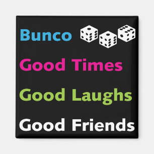 Bunco gute Freunde #2 Magnet