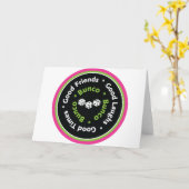 bunco gute Freunde Karte (Gelbe Blume)