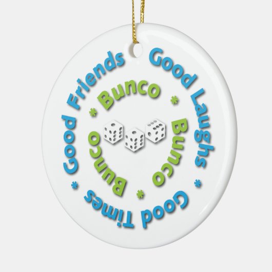 bunco gute Freunde Keramik Ornament (Links)