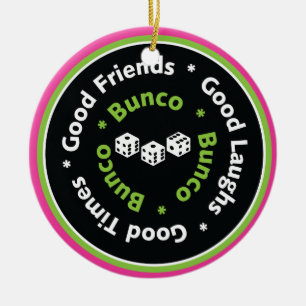 bunco gute Freunde Keramik Ornament