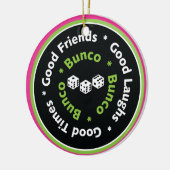 bunco gute Freunde Keramik Ornament (Links)