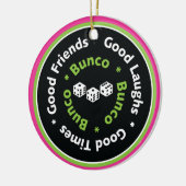 bunco gute Freunde Keramikornament (Links)