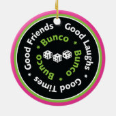 bunco gute Freunde Keramikornament (Hinten)