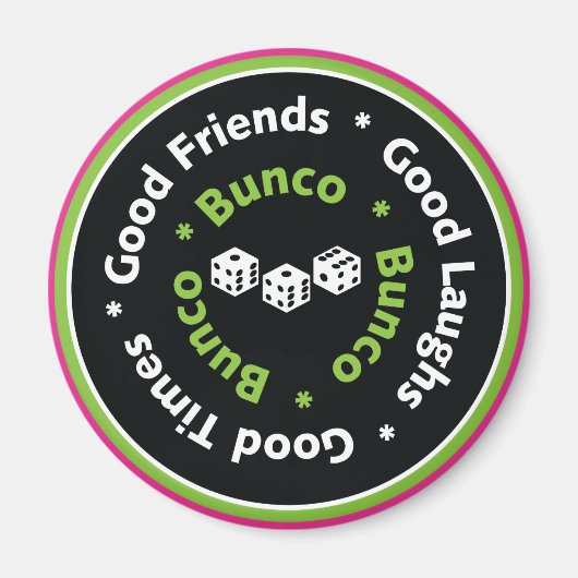 Bunco gute Freunde Magnet (Vorne)