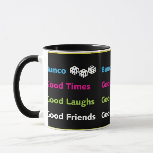 bunco guter Freund-Tassenentwurf Tasse (Links)
